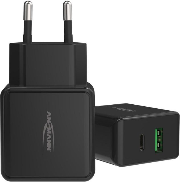 Ansmann HomeCharger HC218PD USB-Ladegerät mit 2 Ports in Schwarz - Bild 3