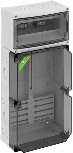 Spelsberg ZKi 11-f Zählerschrank Aufputz in Weiß mit transparentem Deckel - Bild 1