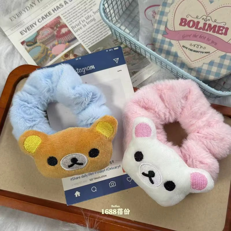 Beifen Rilakkuma Scrunchies Haarspangen, Damen - Bild 2