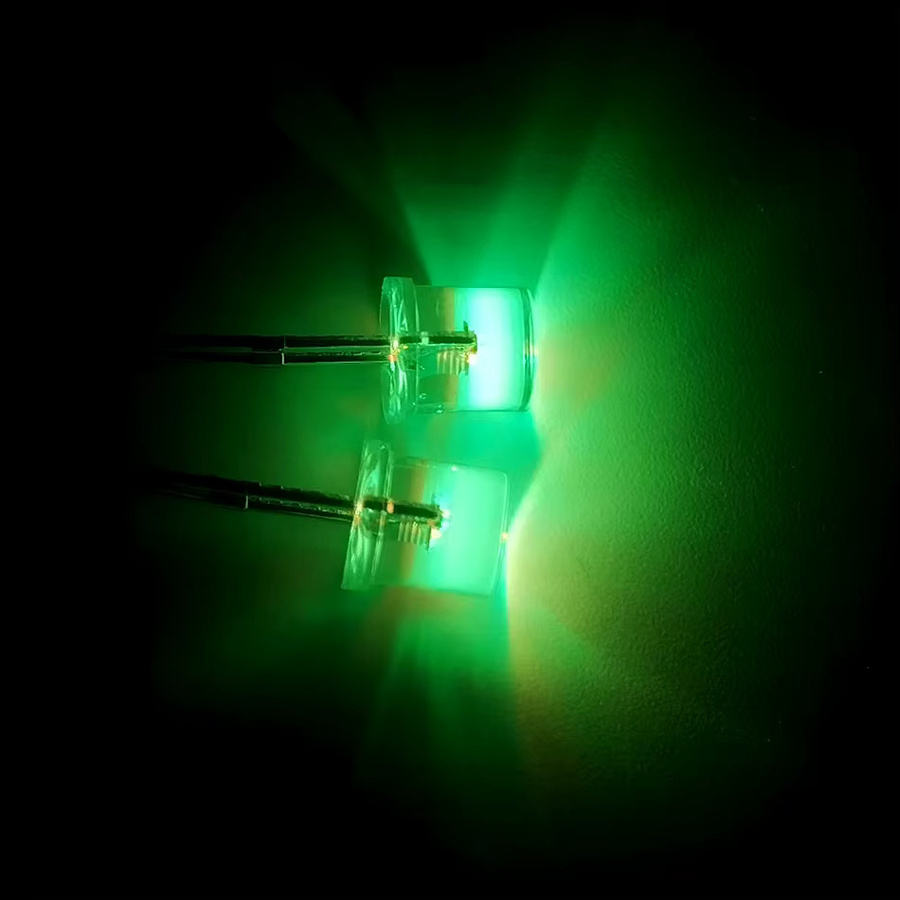TiaoChongYi 100 Stück DIP Flachkopf-LED-Dioden in Multicolor, transparente Leuchtmittel mit 3 mm Durchmesser - Bild 3
