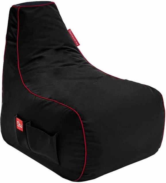 Gamewarez Gaming Sitzsack Beta Crimson Warrior in Schwarz/Rot - Bild 1
