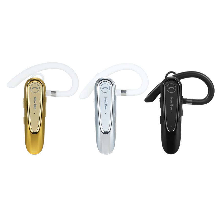 New Bee Business-Kopfhörer kabelloser In-Ear-Kopfhörer mit Bluetooth 5.0 und Dual-Mikrofon in Weiß - Bild 4