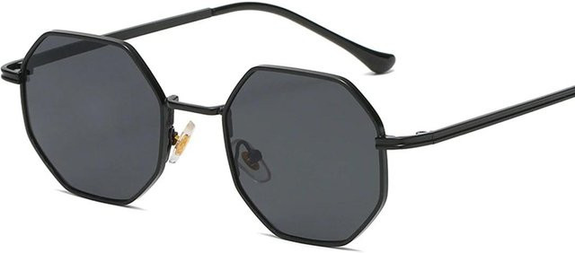 Binchi Outdoor Equipment Sonnenbrille Octagon, Metall, Vollrand, Black, Unisex - Bild 1