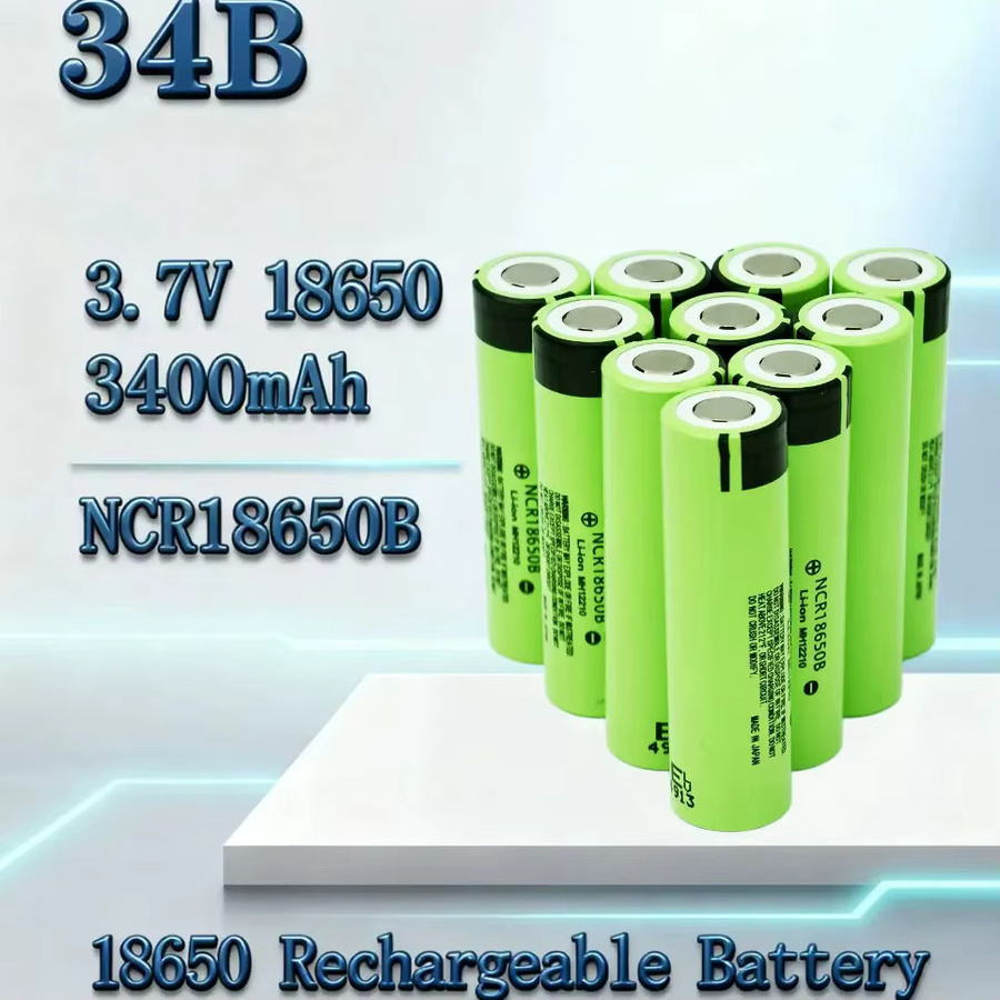 Wiederaufladbare Lithium-Ionen-Batterie NCR18650B 3400mAh 3,7V in Grün - Bild 2