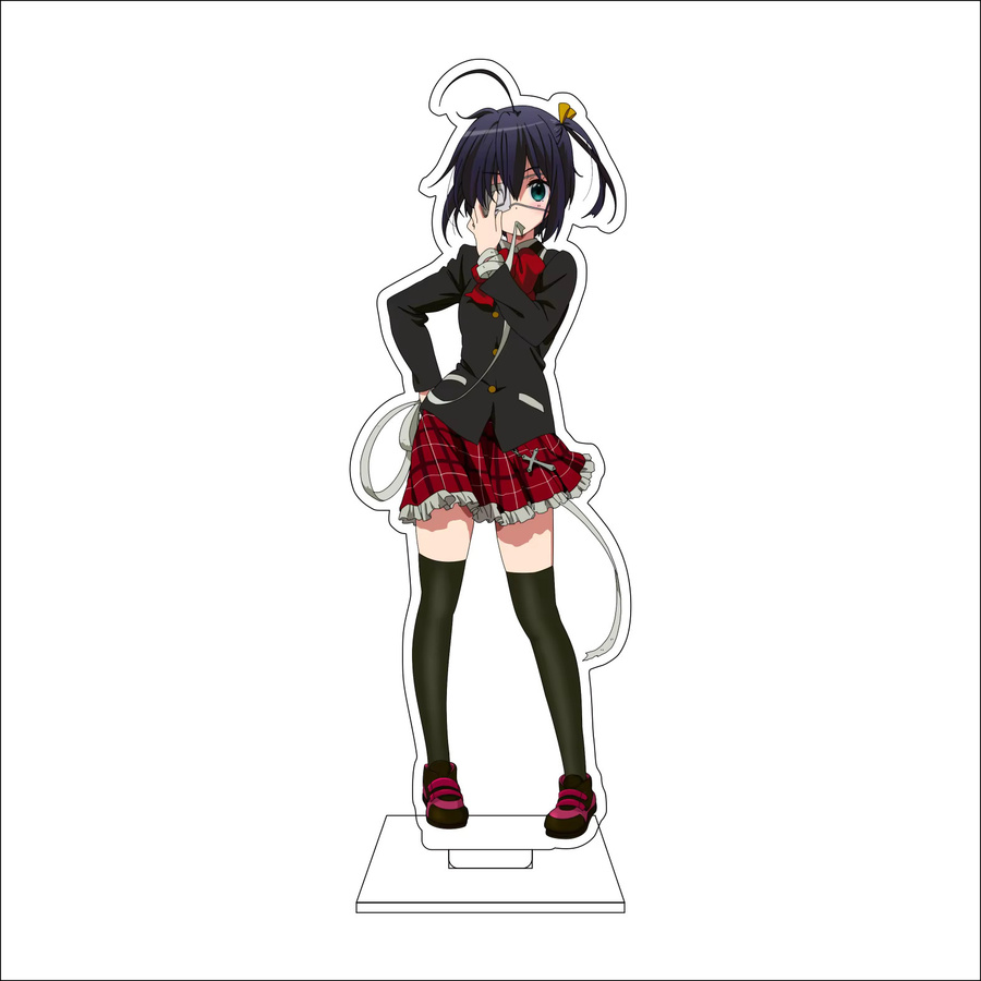Bandai Anime Togashi Yuuta Nibutani Shinka Dekomori Sanae Shichimiya Satone Takanashi Rikka Acryl-Figur Ständer - Bild 2