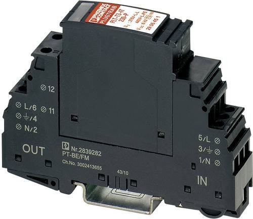 Phoenix Contact 2906450 PLT-T3-IT-230-FM Überspannungsschutz für Verteilerschrank, Schwarz, 3 kA - Bild 1