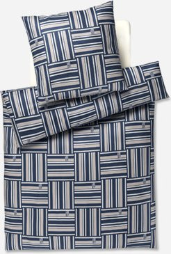 JOOP! Bettwäsche WEAVE aus Mako-Satin in Navy Blau - Bild 1