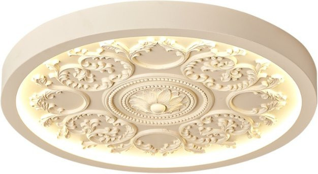 Claeted LED-Deckenleuchte Advanced Sense Flower in Beige im Retro-Stil mit warmweißem Licht - Bild 1