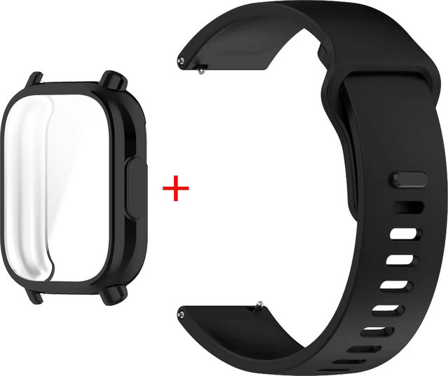 Xiaomi Smartwatch Zubehör, Silikonarmband, Redmi Watch 5, Schwarz - Bild 1