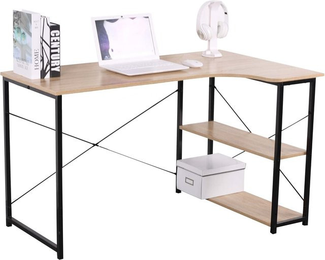 HTI-Living Winkelschreibtisch für Büro und Arbeitszimmer B: 120 cm, T: 70 cm, H: 73 cm - Bild 1