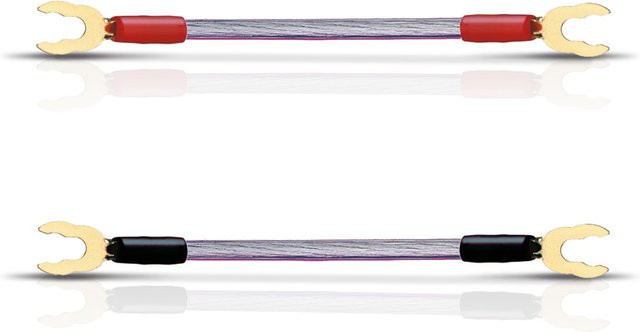 Oehlbach JUMP! LS-Brücken Hifi-Zubehör, Silber, 4 Stück, 4x10 cm, 6 mm² - Bild 1