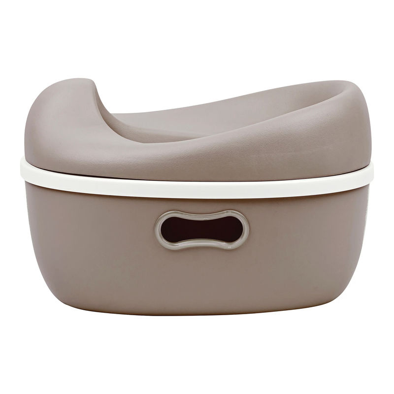 Nattou 3in1 Töpfchen, WC-Sitz und Schemel aus Kunststoff in Beige, B/T/H: 34,0 x 34,0 x 28,5 cm - Bild 2