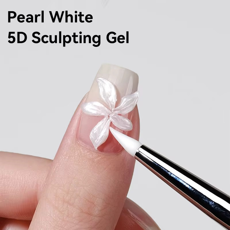 BORN PRETTY 3D-Modelliergel, Perlweiß, 5 ml - Bild 5