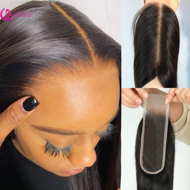 GloTress Echthaar Extensions, schwarzes Haar, Unisex - Bild 1