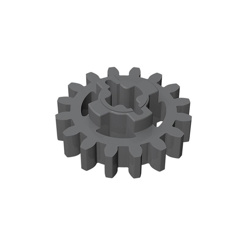 ixBricks 10-teiliges Set Zahnrad 16 Zähne Bausteine mit Achsloch - Bild 2