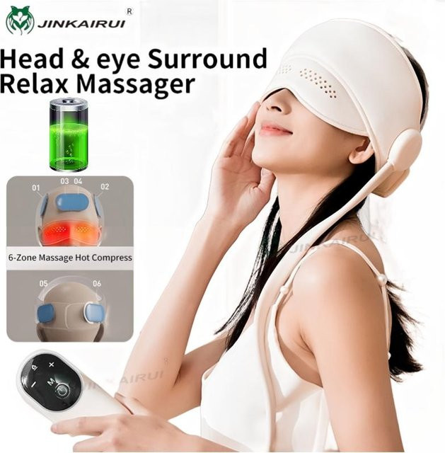 Binchi Health Electronics Kopfmassagegerät, beige - Bild 1