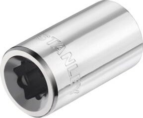 Stanley 1/4 Zoll 6-Kant Stecknuss 10 mm in Silber - Bild 2