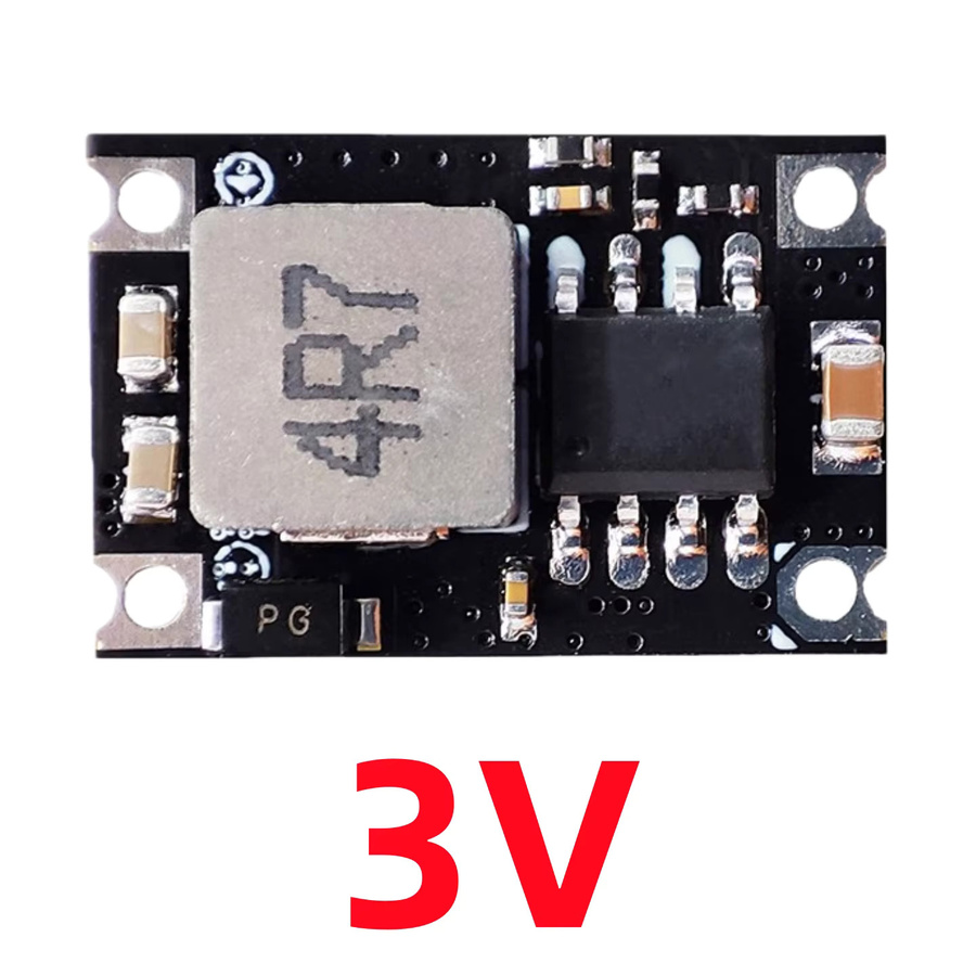 WLMLBWCJ DC-DC Buck-Konverter Step-Down-Stromversorgungsmodul Spannungsregler 5V-30V zu 3,3V 5V 9V 12V 3A in Schwarz - Bild 2