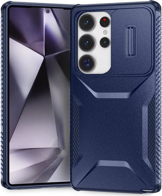 Stoßfeste Schutzhülle mit Kameraschutz für Samsung Galaxy S25 S24 Ultra S24 FE S24 Plus S23 Ultra S23 FE S23 S22 Hard Shell Case in Grün und Blau - Bild 1