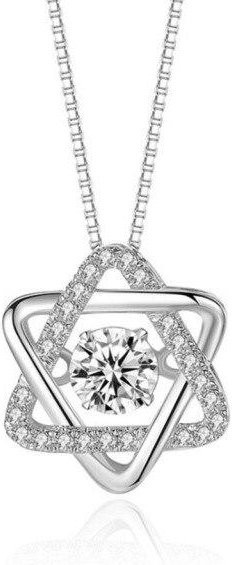 Halskette 925 Silber, Zirkonia, Damen - Bild 1