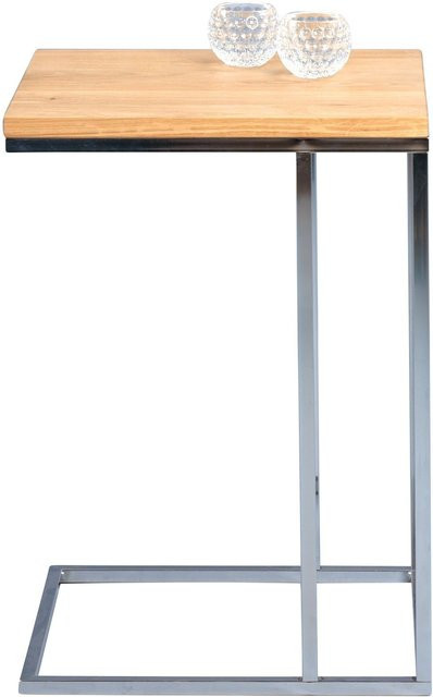 Beistelltisch FINN M2 KOLLEKTION in Braun mit modernem Design, B/T/H: 62 x 43 x 38 cm - Bild 1