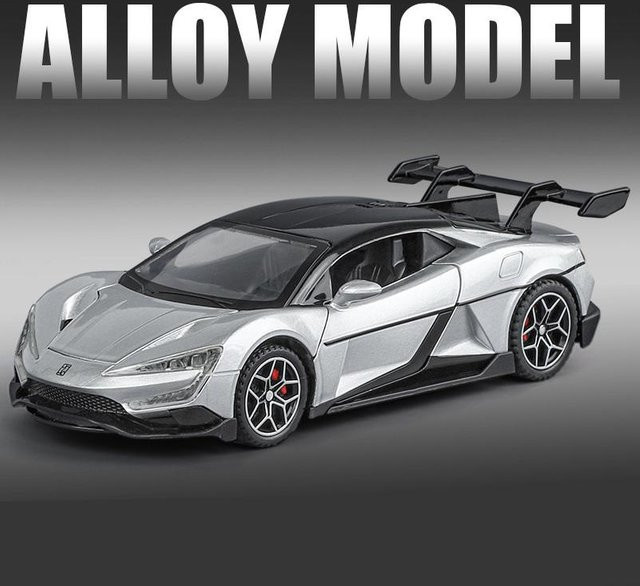 Linyi Toy Car Byd Yangwang U9 Sportwagen Modell, 1:32, Metall, mit Licht und Sound - Bild 1