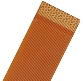 Molex 150151051 Flachbandkabel in Orange mit Goldkontakten und 0,254 mm Rastermaß - Bild 1