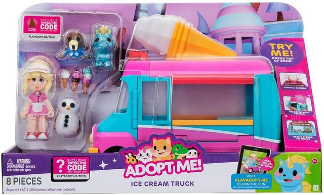 Jazwares Adopt Me!, Eiswagen, Figuren und Fahrzeug, mit Licht und Sound - Bild 1