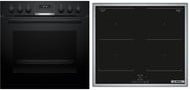 Bosch Herdset HND617LS62 mit Induktion in Schwarz - Bild 1