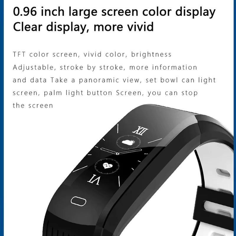 LIGE Smartwatch, Blau, Silikon, Unisex, Wasserdicht - Bild 2