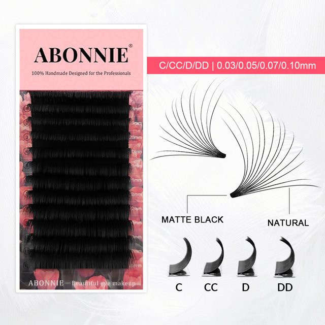 Abonnie Cashmere Blooming Lashes Easy Fan Wimpernverlängerungen, Black, Unisex - Bild 1