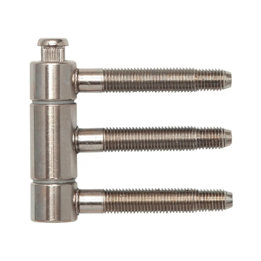 SFS Einbohrband Steckband 3-teilig aus vernickeltem Stahl in Silber, Höhe: 6,1 cm, Durchmesser: 1,8 cm - Bild 2