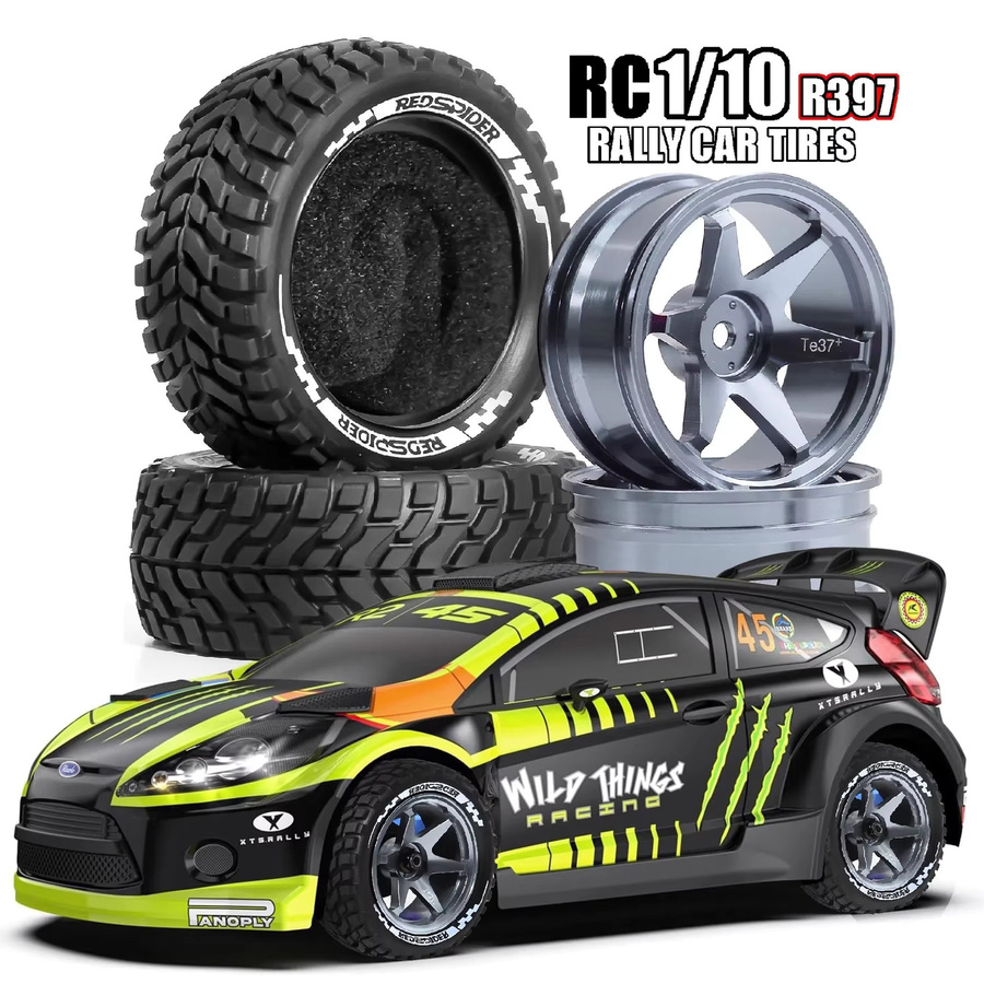 Tamiya 75mm Metall Radnabe Grip Reifen, Zubehör - Bild 1