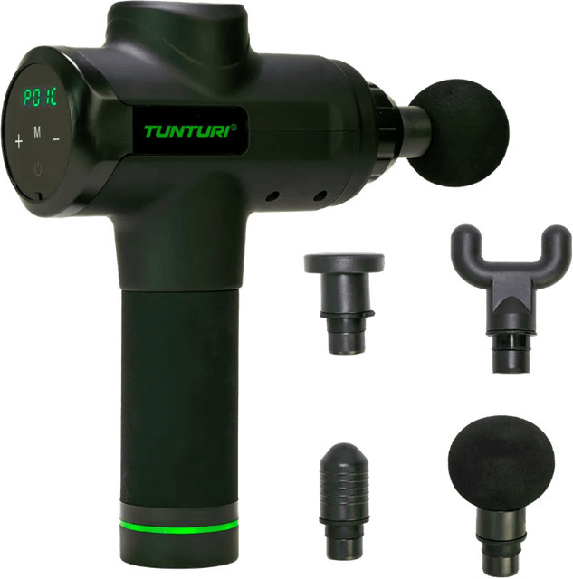 Tunturi Massagepistole in Schwarz - Bild 1