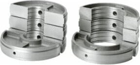 Rothenberger Spanneneinsatz für P160B in Silber, Durchmesser: 75 mm, 8-Hals-Ausführung - Bild 1