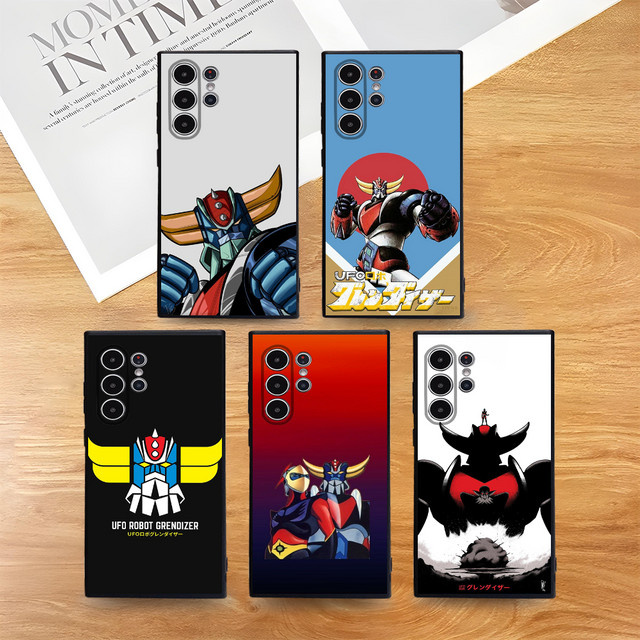 UFO Robot Grendizer Handyhülle für Samsung Galaxy S21 S22 S23 S24 S25 Serie FE Plus Ultra in Multicolour aus weichem TPU - Bild 1
