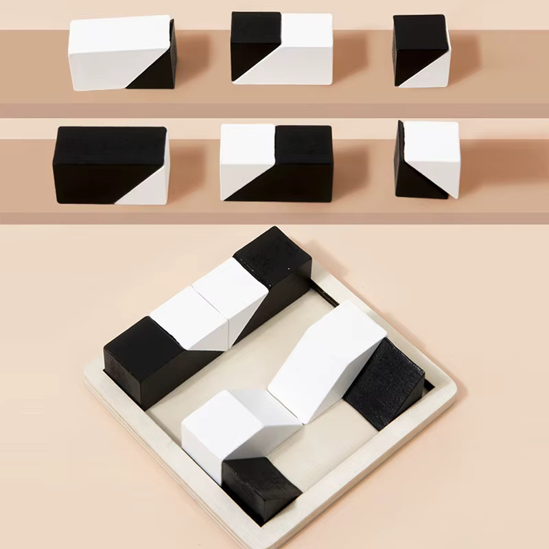 Lee's Sharing DIY Holz Verstecken Puzzle, Brettspiel, ab 3 Jahre - Bild 2