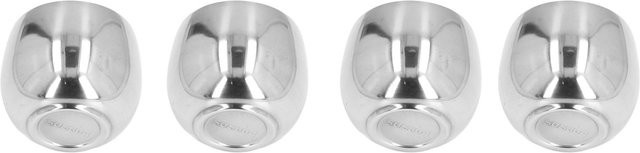Lixada Doppelwandige Isolierbecher Kaffeetassen 4er Set Silber, 150 ml pro Becher - Bild 1