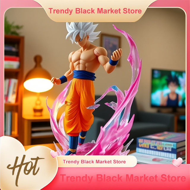 Bandai Dragon Ball Ultra Instinct Goku, PVC-Figur, mit Leuchteffekt - Bild 1