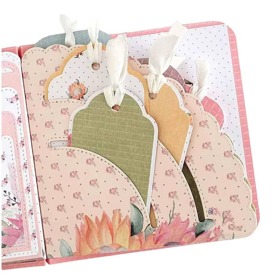 Metall Stanzform für fächerförmige Tags und Etiketten zur DIY Scrapbooking Gestaltung und Dekoration von Fotoalben sowie Papierkarten - Bild 1
