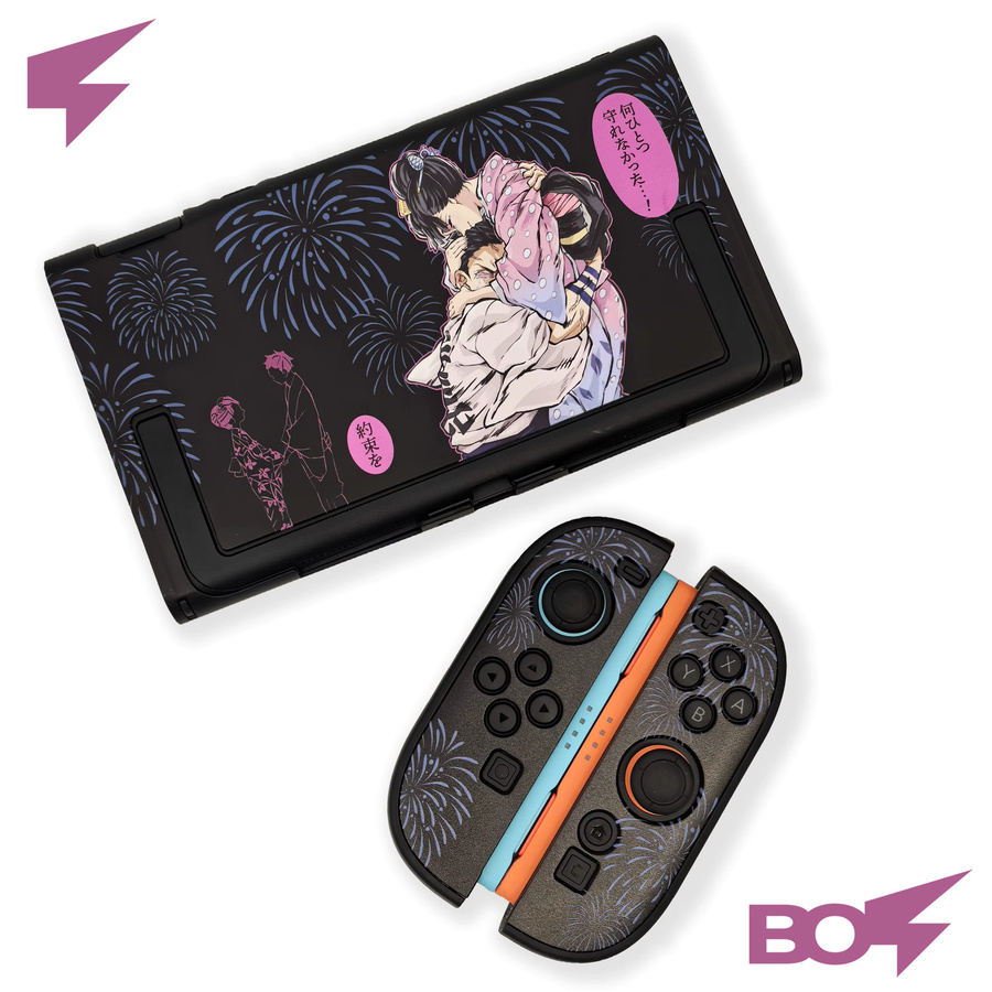 GSF Akaza Koyuki Love Schutzhülle für Nintendo Switch 2 und OLED, zweiteiliges Split-Shell-Design, Gaming-Cover in Multicolour - Bild 5