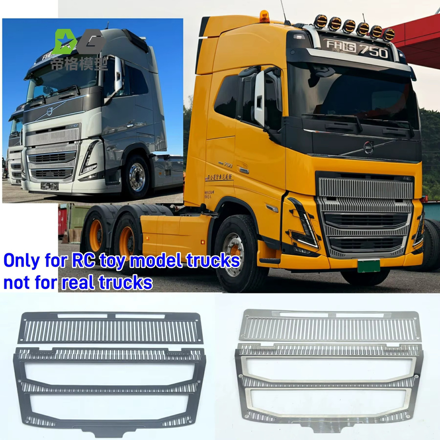 Tamiya Volvo FH16 Traktor, Zubehör, Metall, Holz, 1:14 - Bild 3