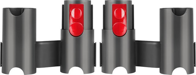 Wandmontierter Staubsauger Ständer für Dyson V7 V8 V10 V11 V12 V15 in Schwarz zur Aufbewahrung von Zubehör und Aufsätzen - Bild 1