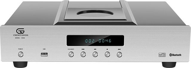 Nobsound HIFI CD-Player mit ESS9038Q2M DAC, Bluetooth und OPA2604 OpAmp in Silber - Bild 1