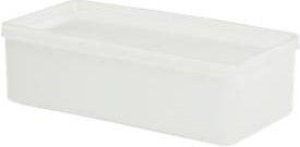 Hünersdorff Universalbehälter mit Deckel, luftdicht, weiß oder beige, 1,0 l, B: 20,8 cm, T: 10,3 cm, H: 6,4 cm - Bild 1