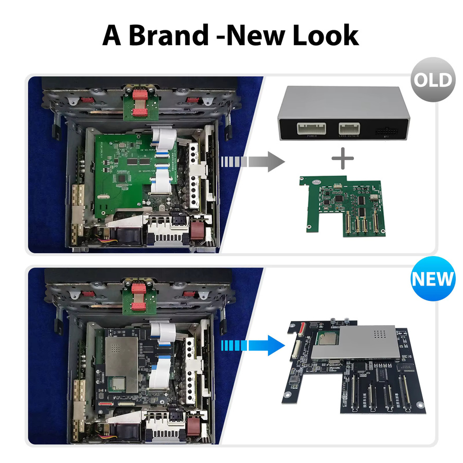 LEXXSON OEM Bildschirm-Upgrade Decoder-Box für Porsche PCM3.1 mit Wireless CarPlay, Android Auto und Mirror Link in Schwarz - Bild 3
