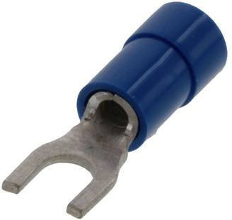 Molex Gabelkabelschuh mit Crimphülse 1.3mm² bis 2mm² in Blau - Bild 1