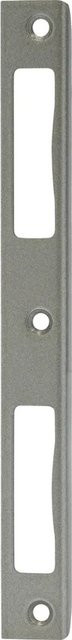 Abus Haustür-Schließblech 190 DIN L und DIN R aus Stahl in Silber - Bild 1