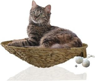 Rohrschneider runde Katzenmulde für die Wandmontage mit Kletterwand-Element und Spielballset - Bild 1