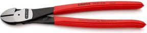 Knipex Kraft-Seitenschneider schwarz atramentiert mit Kunststoffbeschichtung 250 mm - Bild 1